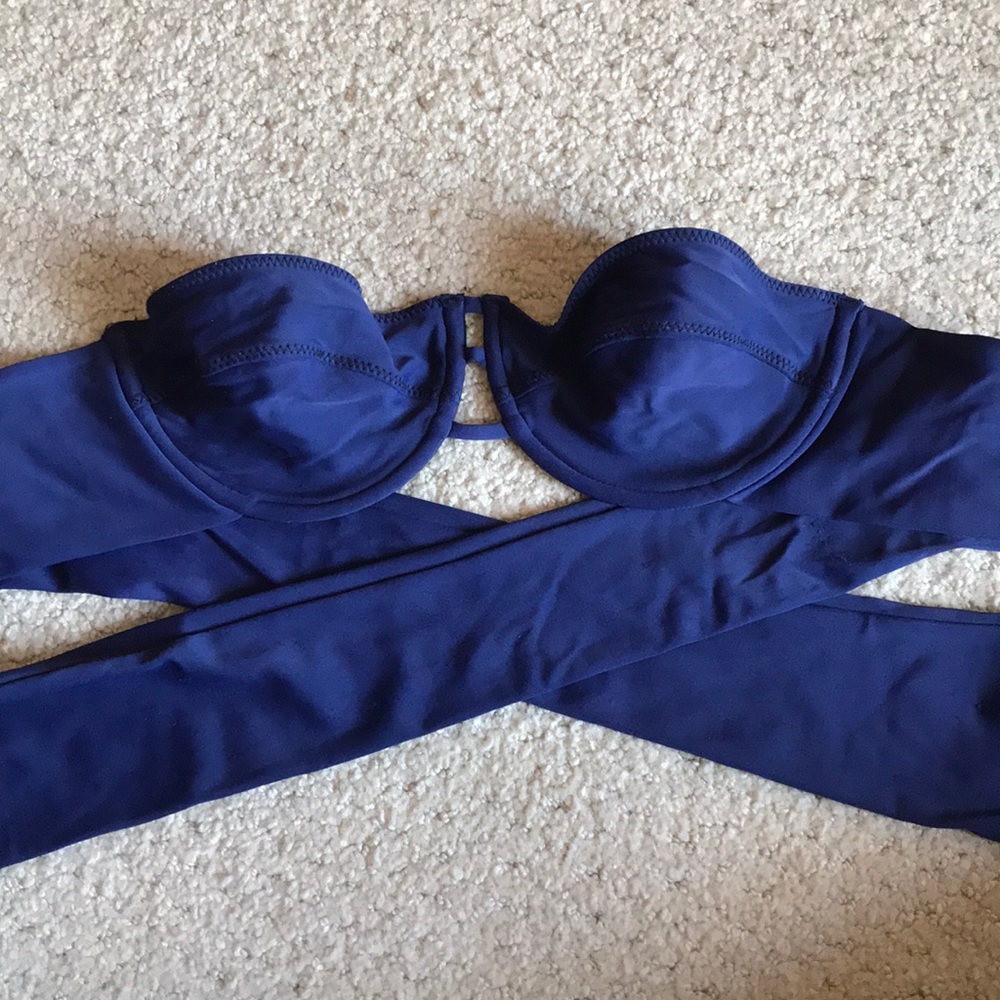 Acacia Mykonos Top, size Medium- Indigo